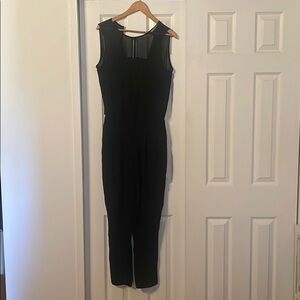 Zara black sleeveless jumpsuit